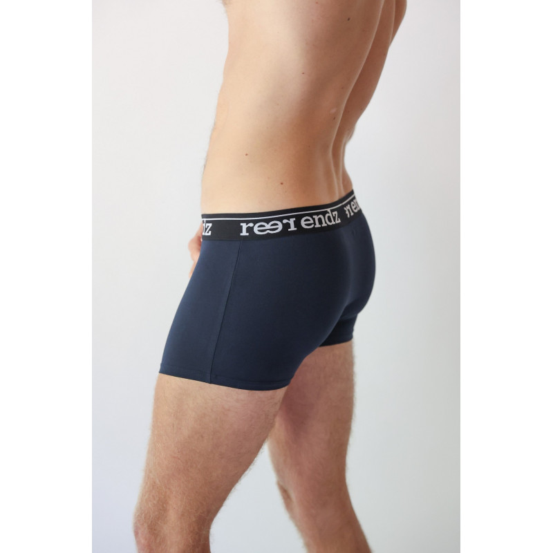 Organic Cotton Men's Trunk | Navy M by REER ENDZ UNDERWEAR