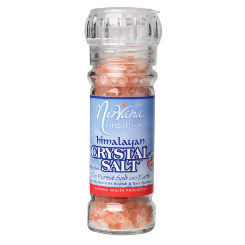 Himalayan Salt Granules (Glass Grinder) 125g by NIRVANA ORGANICS