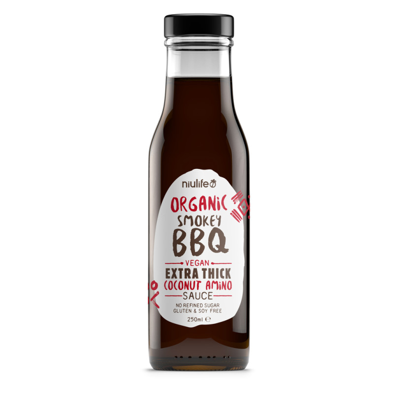 Organic Coconut Animo Sauce Extra Thick Smokey BBQ 250ml by NIULIFE