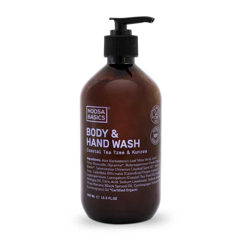 Body & Hand Wash - Tea Tree & Kunzea 500ml by NOOSA BASICS