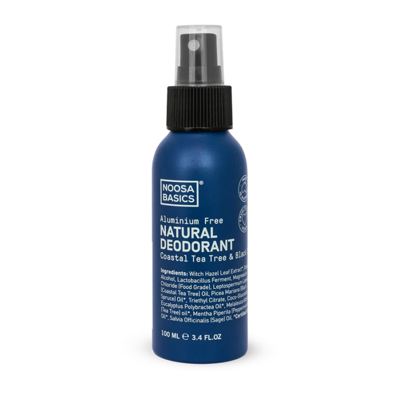 Deodorant Spray - Coastal Tea Tree & Black Spruce 100ml by NOOSA BASICS