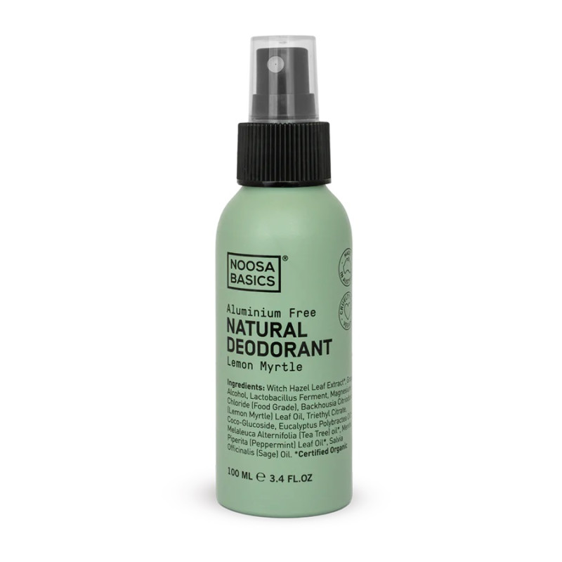 Deodorant Spray - Lemon Myrtle 100ml by NOOSA BASICS