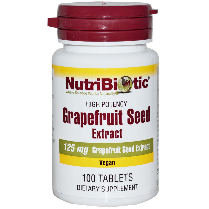 Grapefruit Seed Extract Tablets 125mg (100) by NUTRIBIOTIC