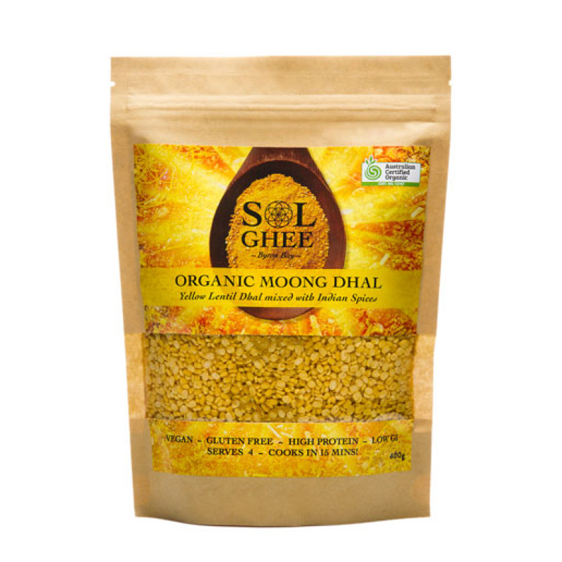 Organic Moong Dhal 400g by SOL GHEE