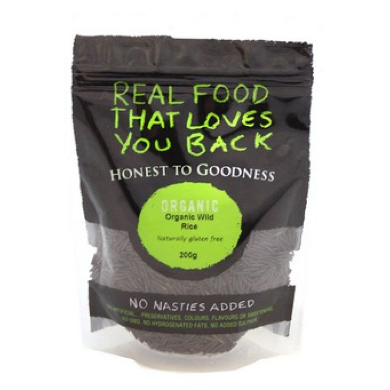 Organic Wild Rice 200g by HONEST TO GOODNESS