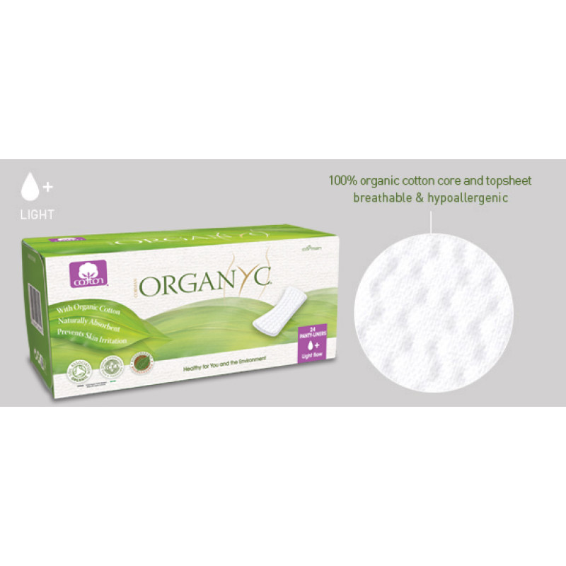 Organic Panty Liners Light (24) by ORGANYC