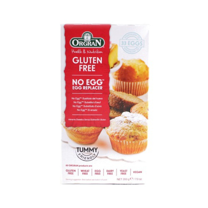No Egg Egg Replacer 200g by ORGRAN