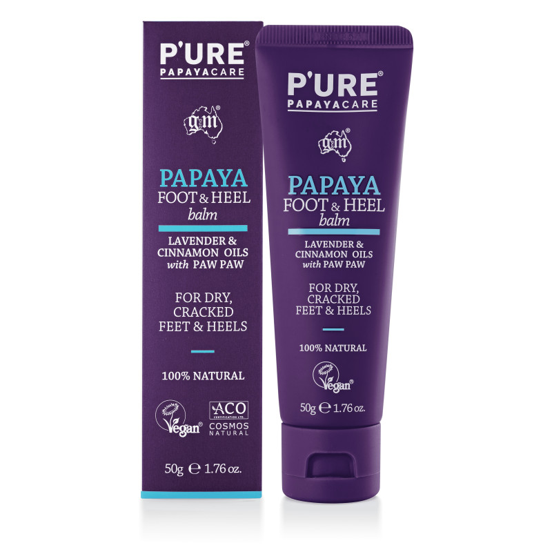 Papaya Foot & Heel Balm 50g by P'URE PAPAYACARE