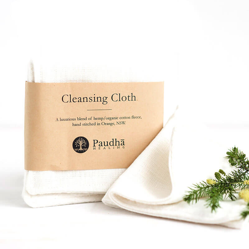 Hemp & Organic Cotton Fleece Cleansing Cloth by PAUDHA HEALING