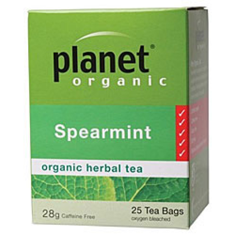 Spearmint Tea Bags (25) by PLANET ORGANIC