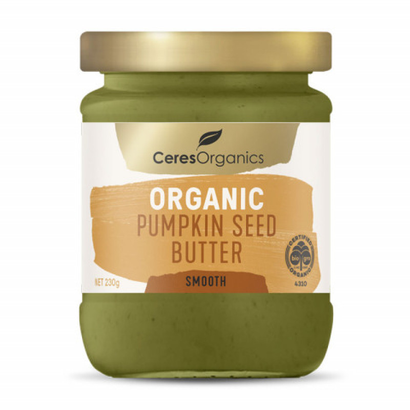 Organic Pumpkin Seed Butter Smooth 220g by CERES ORGANICS