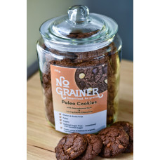 Paleo Cookies with Macadamia Nuts & Chocolate (6) 215g by NO GRAINER