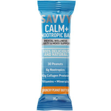 Calm+ Nootropic Bar 35g by SAVVY