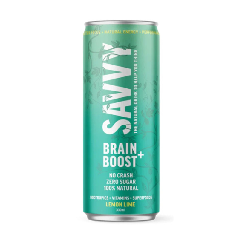 Brain Boost Lemon Lime 330ml by SAVVY