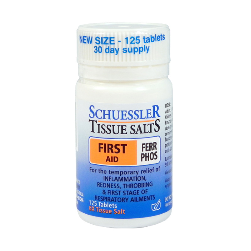 Tissue Salts First Aid (Ferr Phos) Tablets (125) by MARTIN & PLEASANCE
