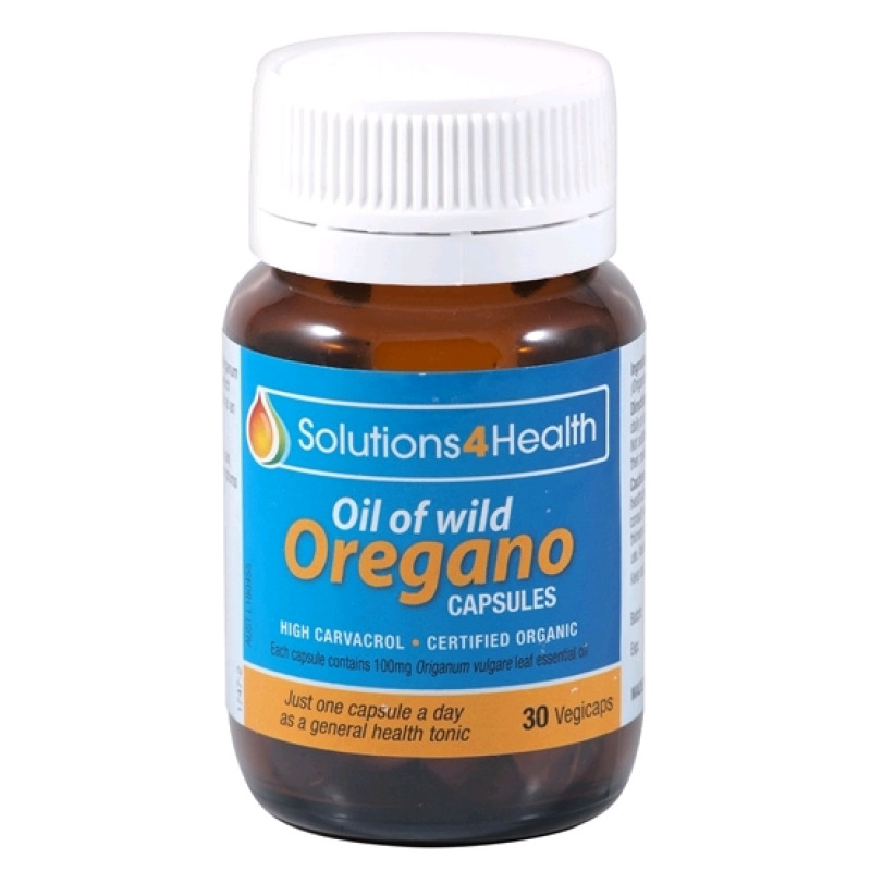 Oil Of Wild Oregano Capsules (30) by SOLUTIONS 4 HEALTH