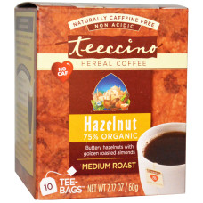 Hazelnut Herbal Coffee Tea Bags (10) by TEECCINO