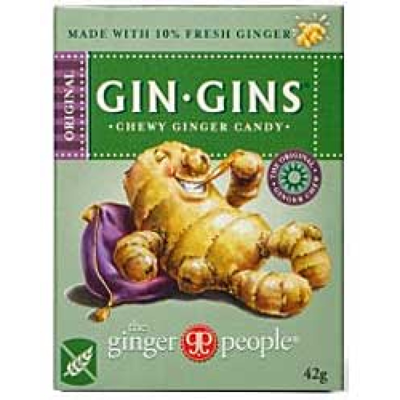 Gin Gins Original Chewy Candy 42g by THE GINGER PEOPLE