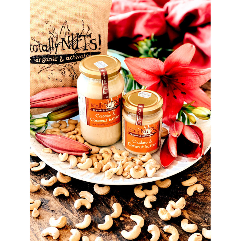 Organic Activated Cashew & Coconut Butter 220g by TOTALLY NUTS