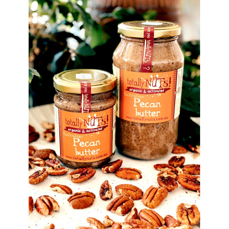 Organic Activated Pecan Butter 220g by TOTALLY NUTS