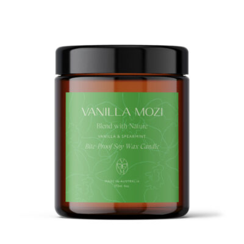 Vanilla Mozi Bite Proof Soy Wax Candle 175ml by VANILLA MOZI