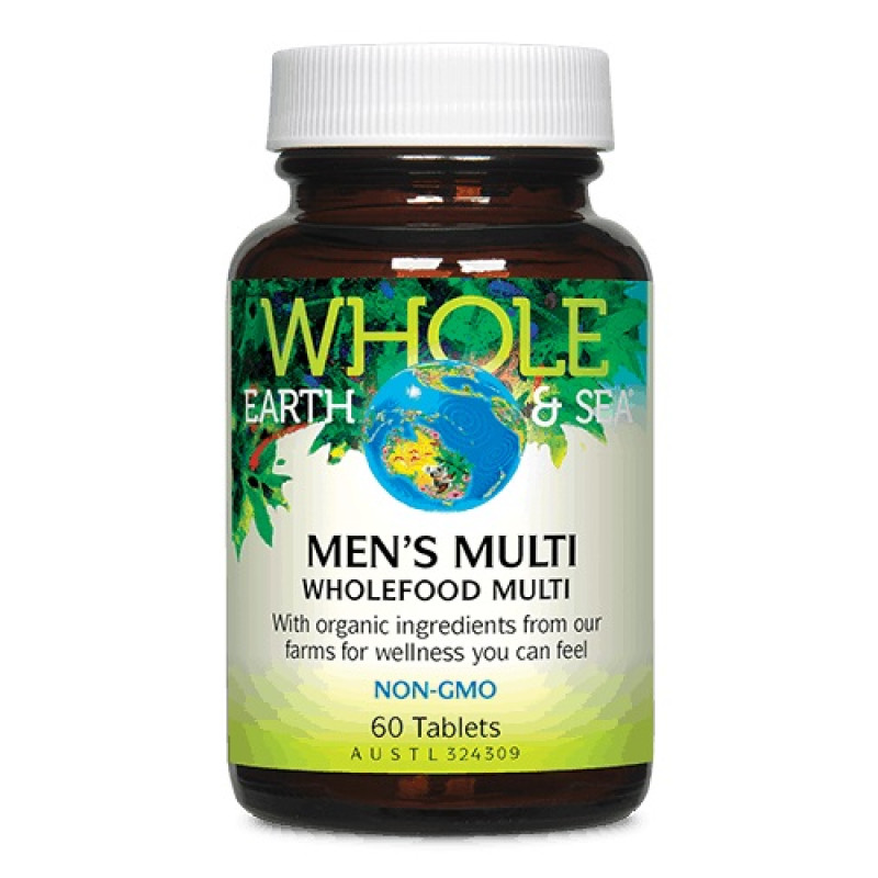 Men's Multi Tablets (60) by WHOLE EARTH & SEA