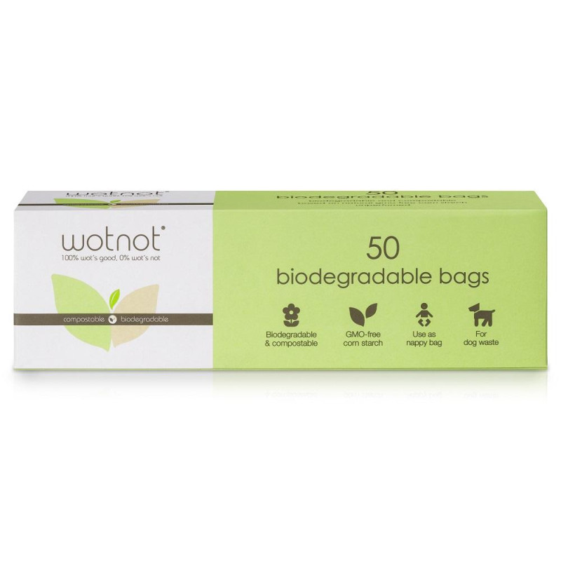 Biodegradable Nappy Bags (50) by WOTNOT