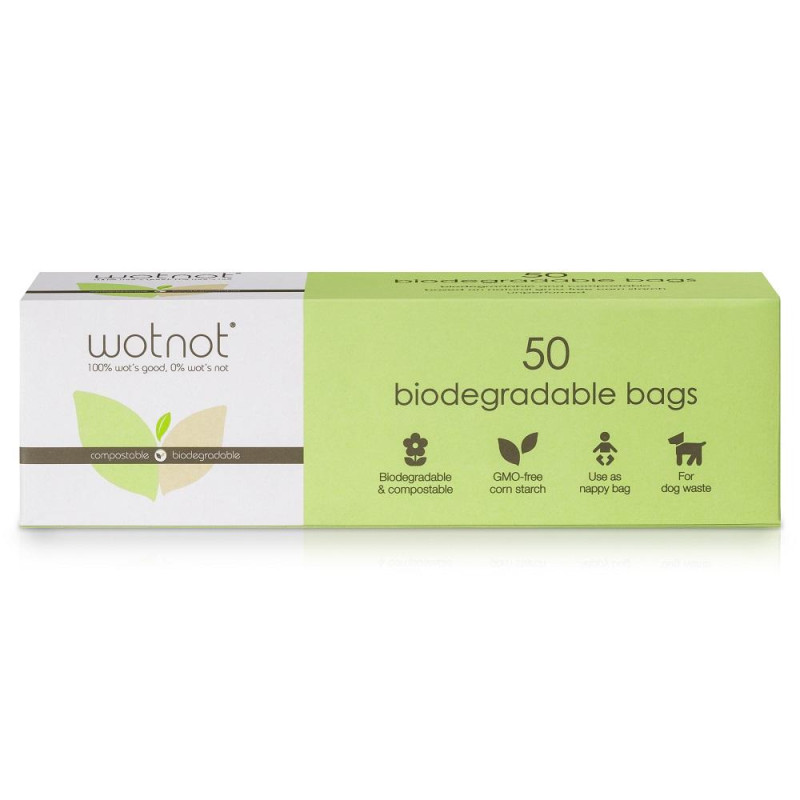 Biodegradable Nappy Bags (50) by WOTNOT
