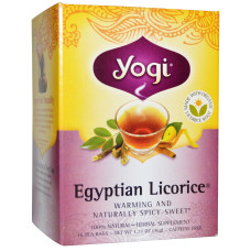 Egyptian Licorice Tea Bags (16) by YOGI TEA