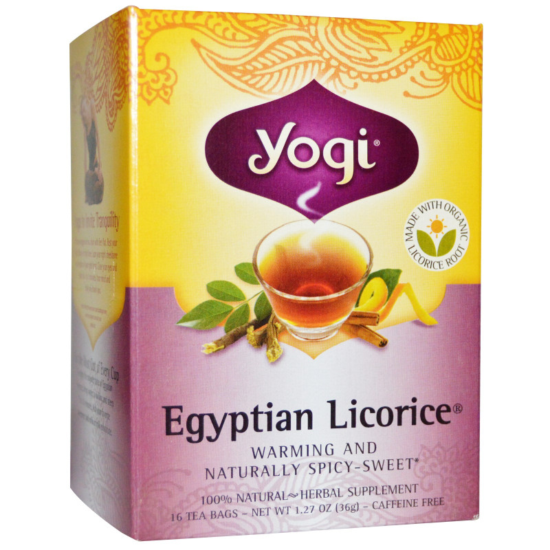 Egyptian Licorice Tea Bags (16) by YOGI TEA
