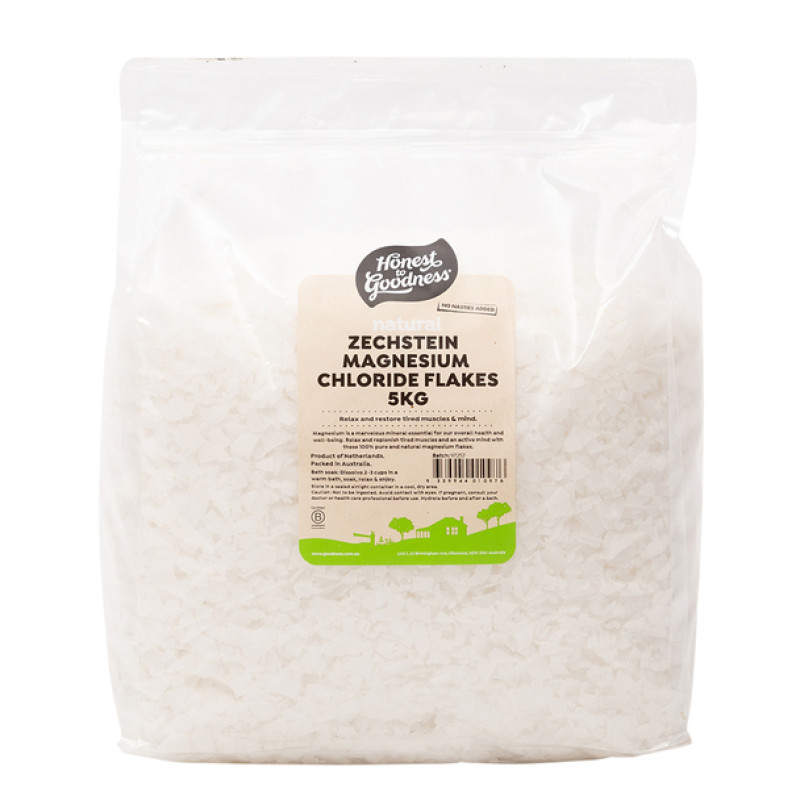 Magnesium Chloride Flakes 5kg by HONEST TO GOODNESS