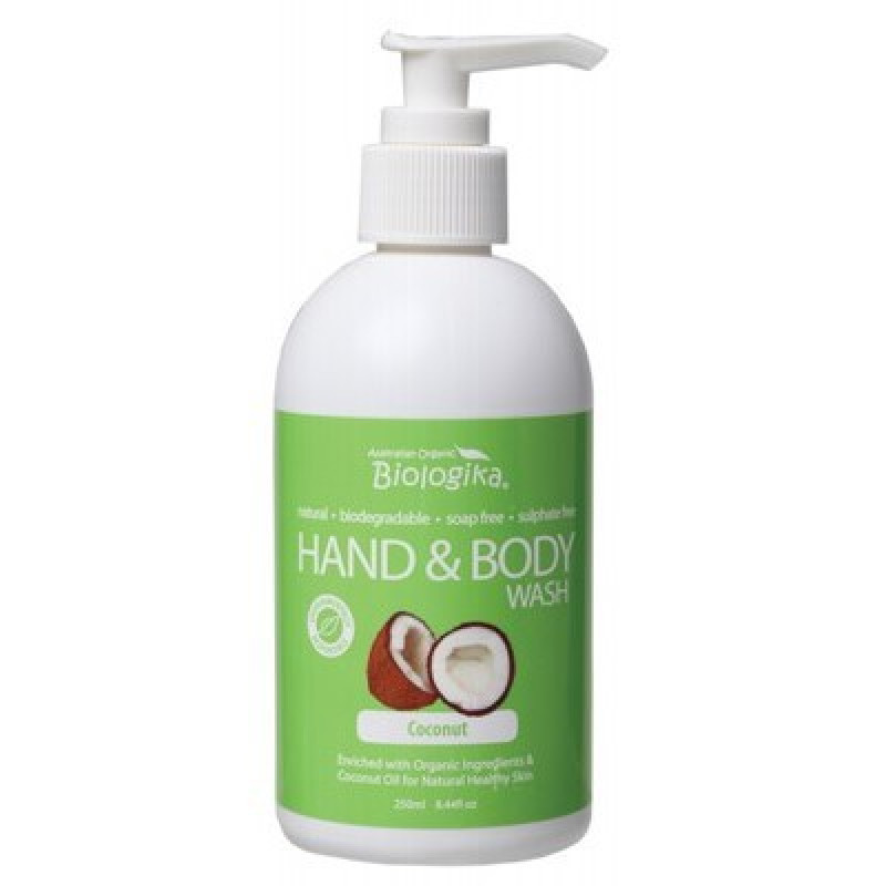 Coconut & Lime Hand & Body Wash 250ml by BIOLOGIKA