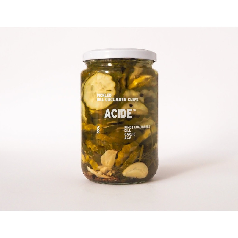 Pickled Dill Cucumber Chips 700g by ACIDE