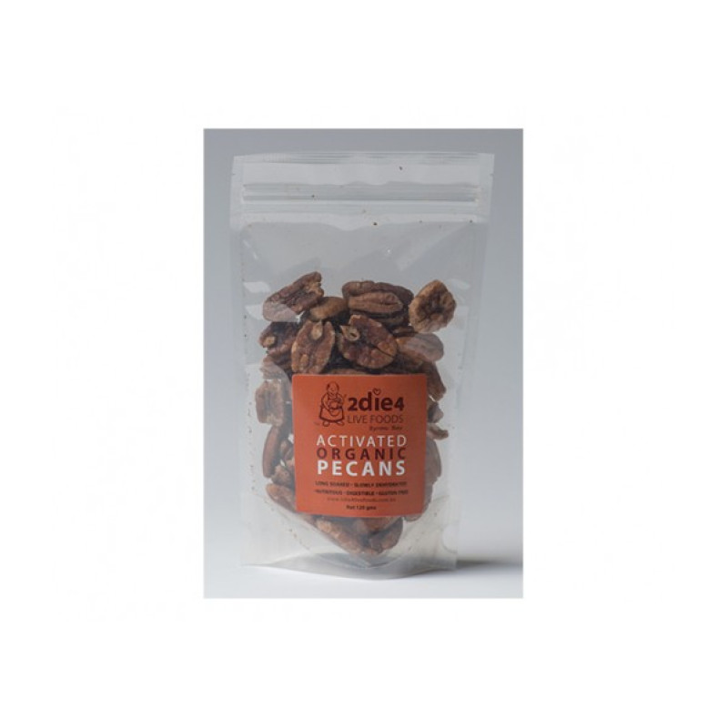 Activated Organic Vegan Pecans 120g by 2DIE4