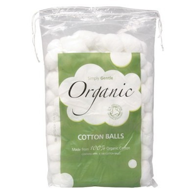 Cotton Balls (100) by SIMPLY GENTLE ORGANIC