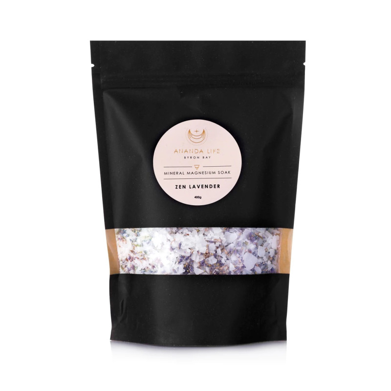 Mineral Magnesium Soak Zen Lavender 400g by ANANDA LIFE