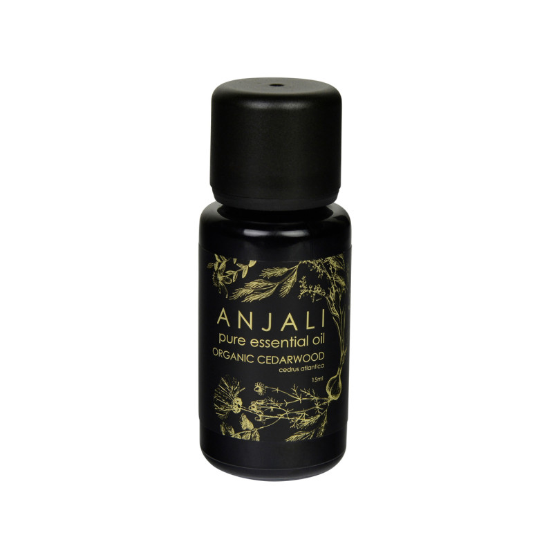 Organic Cedarwood Essential Oil 15ml by ANJALI