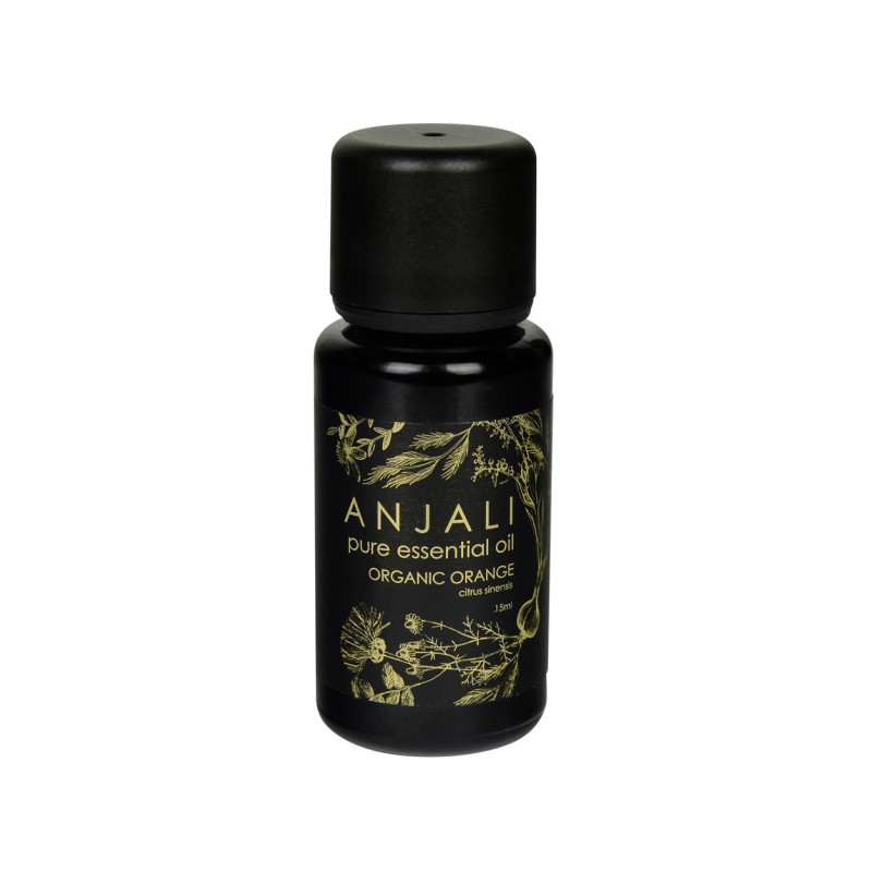 Organic Orange Essential Oil 15ml by ANJALI