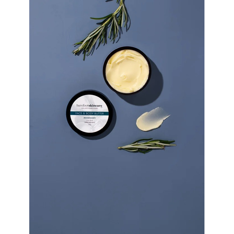 Face & Body Butter Rosemary 88g by BAREFOOT SKINCARE CO
