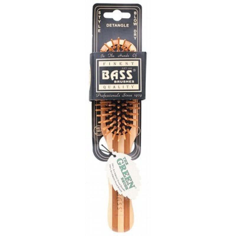 Bamboo Wood Hair Brush Professional Style by BASS BRUSHES