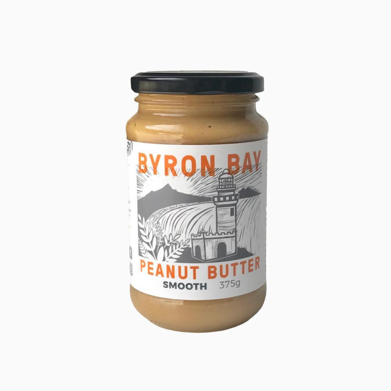 Peanut Butter Smooth 375g by BYRON BAY PEANUT BUTTER