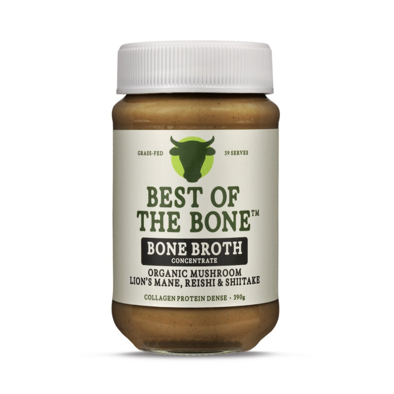 Organic Mushroom Beef Bone Broth Concentrate 390g by BEST OF THE BONE