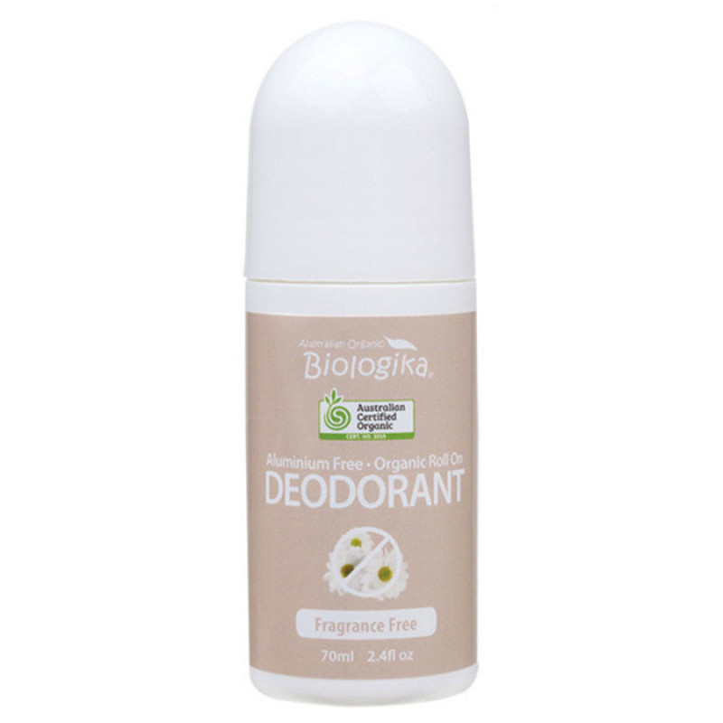 Fragrance Free Roll-On Deodorant 70ml by BIOLOGIKA