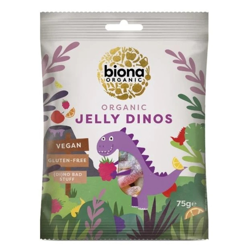 Organic Jelly Dinos 75g by BIONA