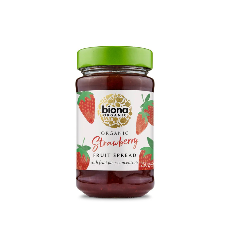 Organic Fruit Spread Strawberry 250g by BIONA