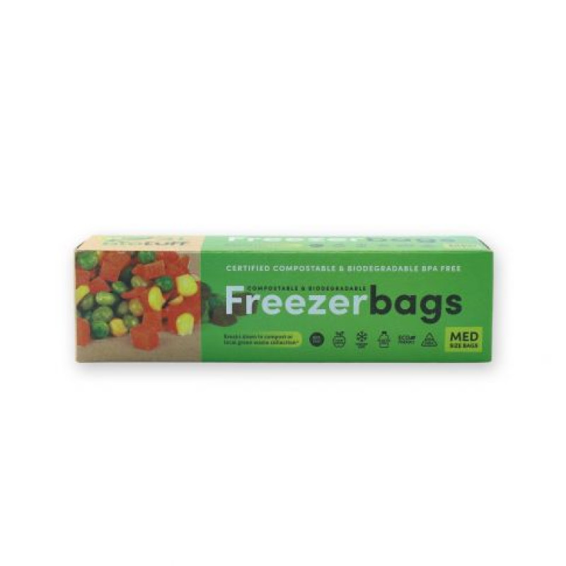 Compostable Freezer Bags 4L x 25 by BIOTUFF