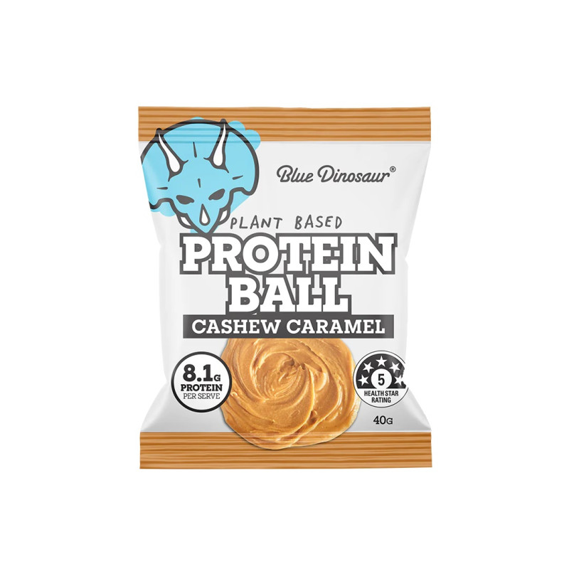 Protein Ball Cashew Caramel 40g by BLUE DINOSAUR