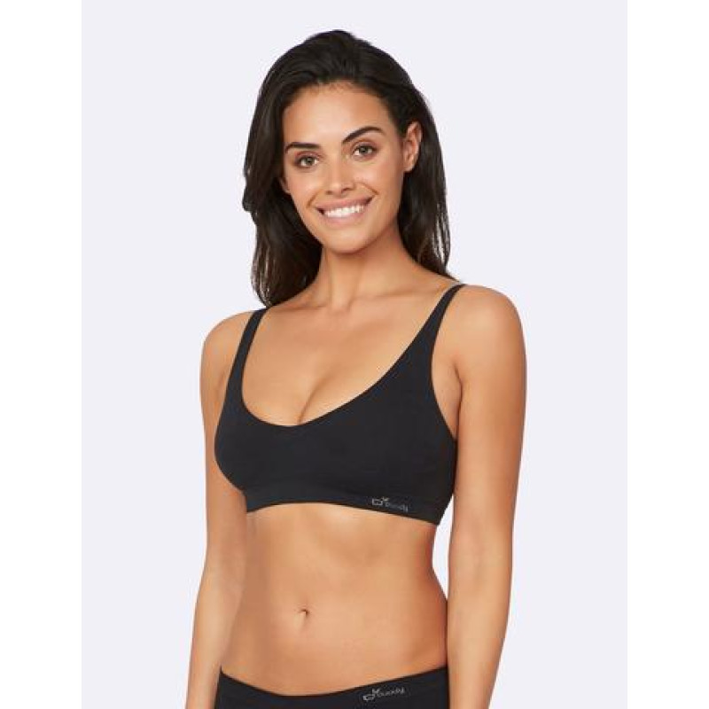 Shaper Crop Bra - Black / M by BOODY