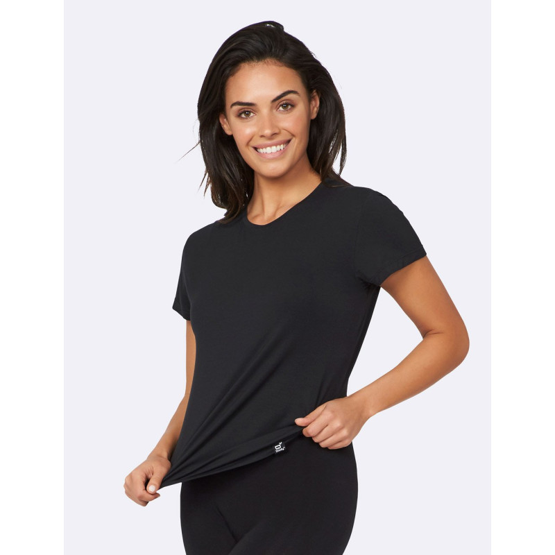 Crew Neck T-Shirt - Black / S by BOODY
