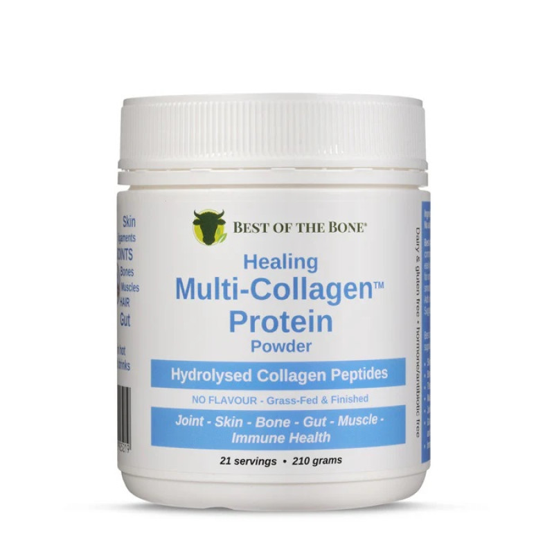 Grass Fed Multi-Collagen Protein Powder 210g by BEST OF THE BONE